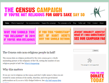 Tablet Screenshot of census-campaign.org.uk